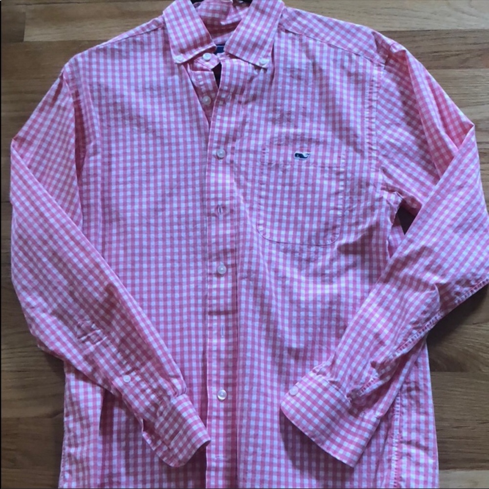 Pink Checkered Tucker Shirt